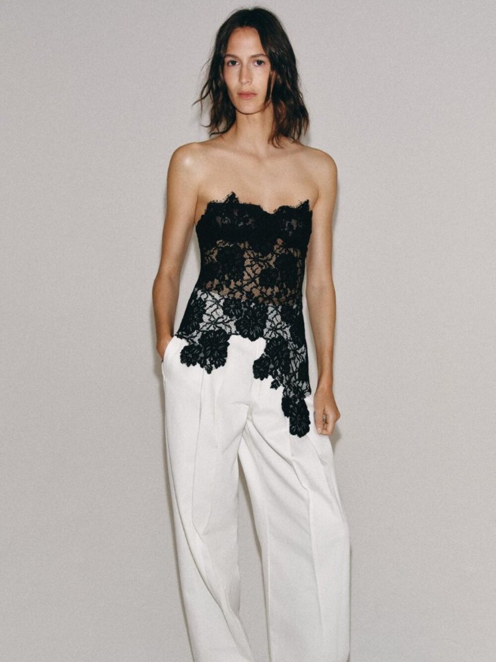 ZARA ZW COLLECTION LACE CORSET - Picture 3 of 10
